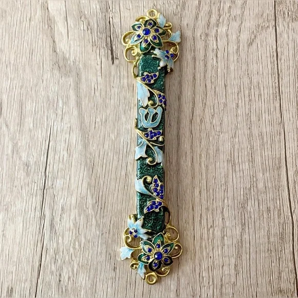 Hand Painted Exquisite Mezuzah - Picture 5 of 6